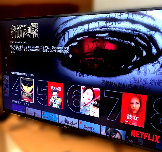 Netflix・Youtube・アベマTV画面の様子③