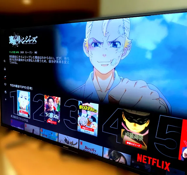 Netflix・Youtube・アベマTV画面の様子④